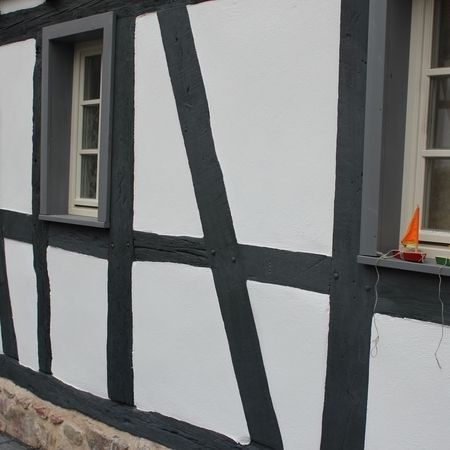 Restauration einer Hauswand